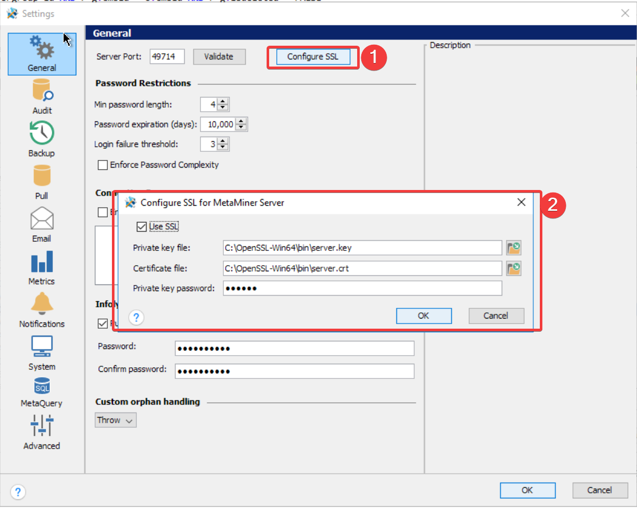 Configure SSL