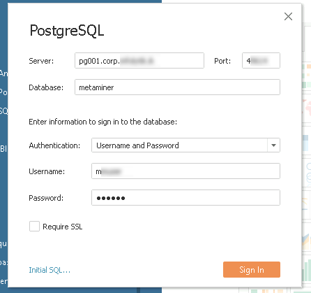 PostgreSQL Connection