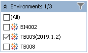 Environments Filter