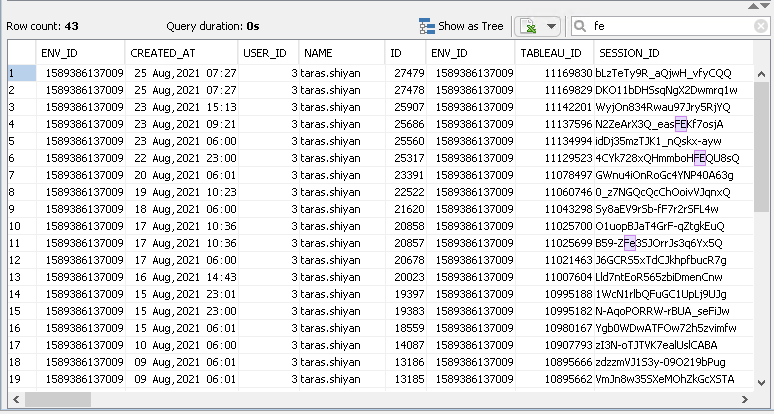 Results Pane Success