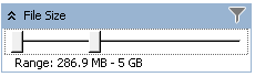 File Size Filter