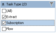 Task Type Filter