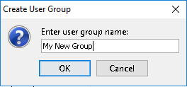 Create User Group
