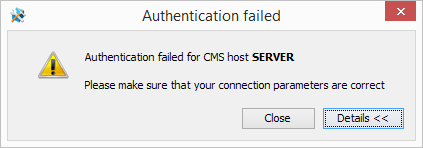 MetaMiner-Administrator-Add-CMS-Environment-Dialog-ERROR