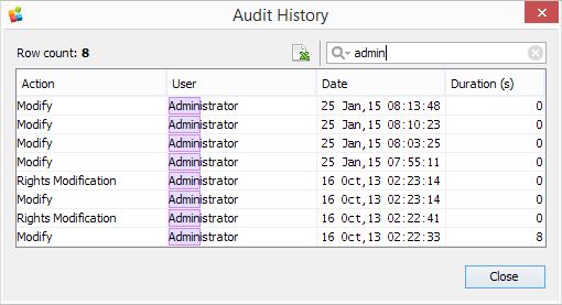 metaminer-view-audit-history