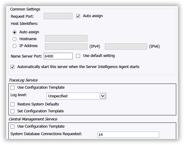 universe-servers-configurations