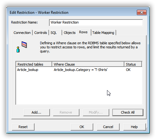 universe-unv-table-row-restrictions